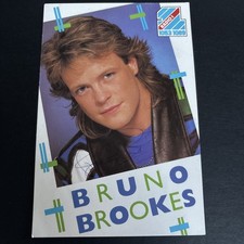 Bruno Brookes – BBC Radio 1 – Hand Signed Promo Card – Genuine Autograph