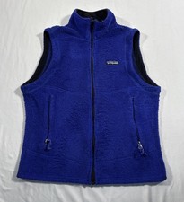 Patagonia Retro X Fleece Vest Blue Women’s Small Made In USA Polartec