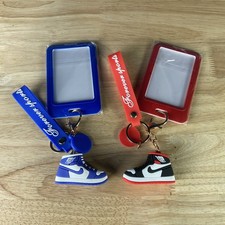 Nike 3D Sneaker Keychain Forever Sports High Top Sneaker With Id tag Lot Of 2