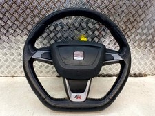 2017 SEAT IBIZA FR 6J MULTIFUNCTION FLAT BOTTOM STEERING WHEEL 6J0419091AG