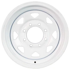 eCustomrim Equipment Trailer Rim Wheel 16 in. 16X6 8 Lug White Spoke Rim