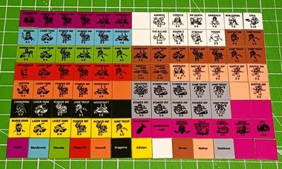 Revolt on Antares, Complete game, 3 scenario, A2 map, rules, 104 counters