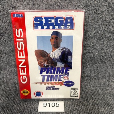 Prime Time NFL Football starring Deion Sanders Sega Genesis CIB NEW Sealed