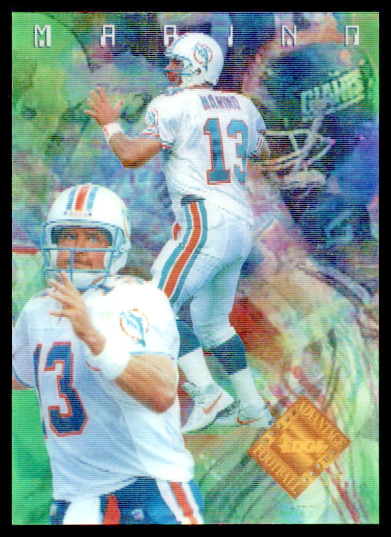 1996 Collector's Edge Advantage Video - Dolphins HOF Dan Marino #V24 /2000