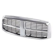 Chrome Black Front Grille 06-08 Dodge Ram 1500 06-09 Ram 2500 3500 Ch1200282