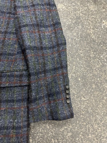 Blazer Brooks Brothers Regent Harris Tweed a Cuadros Pura Lana Nueva Para Hombres 42S - Imagen 4 de 12