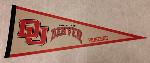 Vintage University Of Denver Pioneers Sports Pennant | eBay