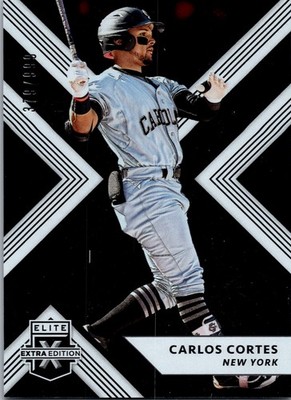 2018 Panini Elite Extra Edition #82 Carlos Cortes #/999