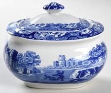 Spode Blue Italian Sugar Bowl 675424