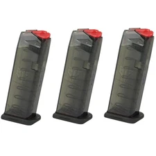 ETS Glock 43X/48 9mm Magazine 10 Round Carbon Smoke 3 Pack  SMK-GLK-43X