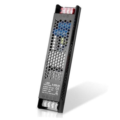 LED Driver 16.7A Slim LED Power Supply, AC 110-130V to DC 24V Constant 24V 400W