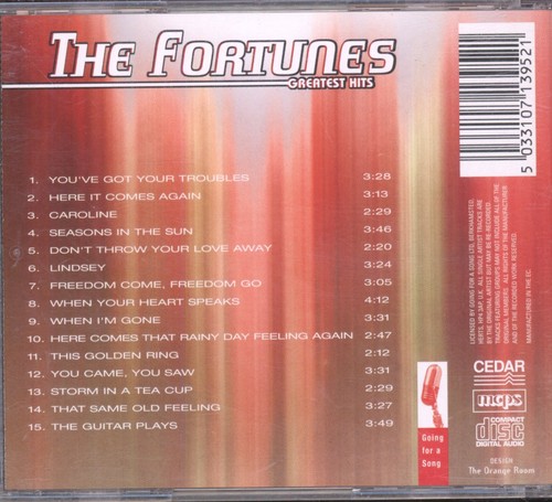 Fortunes Greatest Hits CD Europe Cedar GFS395 - Picture 2 of 2