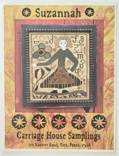 CARRIAGE HOUSE SAMPLINGS SUZANNAH SAMPLER COUNTED CROSS STITCH  CHART NEW
