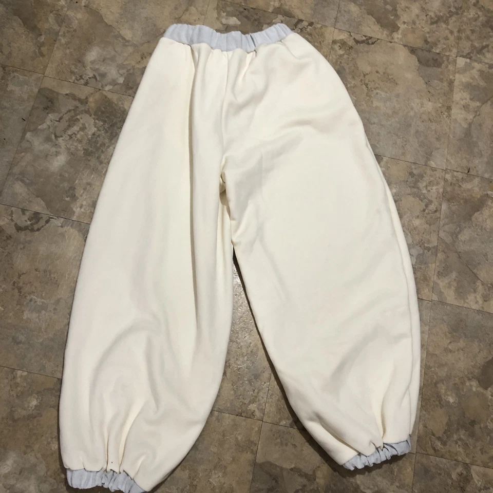 Sudaderas jogger Miss Guided Flowing pierna ancha blanco roto talla pequeña S entrenamiento ☼ Foto 2 de 4