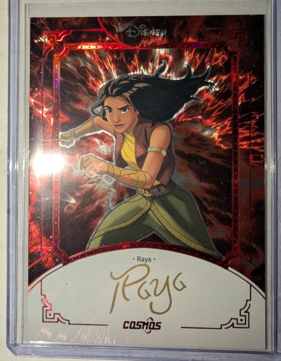 2025 Kakawow Disney Cosmos Raya (08/75) Red Signature card CDT-SR
