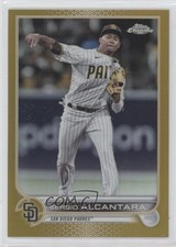 2022 Topps Chrome Update Gold Refractor 18/50 Sergio Alcantara #USC162 06wr
