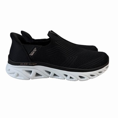 Skechers Glide Step Sport Status Change Black Rose Gold Shoes Women's Size 6.5