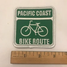 Pacific Coast Bicycle Route Embroidered Patches