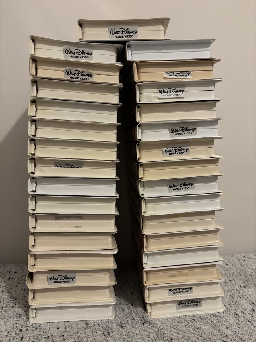 RARE WALT DISNEY MASTERPIECE VHS COLLECTION ALL 31 TAPES