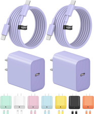 10FT Iphone 18 17 16 15 Charger Fast Charging USB C Charger Block