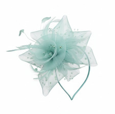 Women's Pearl Beaded Headband Fascinator Clip Wedding Royal Ascot Prom Party NEW