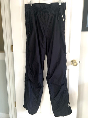 Helly Hansen blk Pants Men XL  Waterproof Breathable Ski Snowboard full side zip