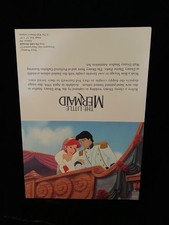 Set of 4 Disney's Little Mermaid greeting cards- New/unfolded 6 in. x 4.5 in.