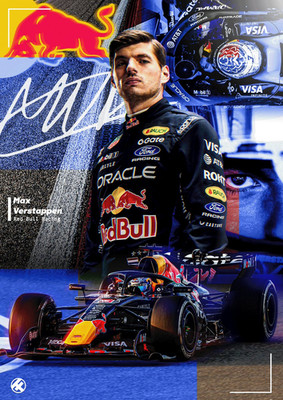 Max Verstappen Red Bull Racing F1 Poster Formula 1 World Champion Art Print NEW