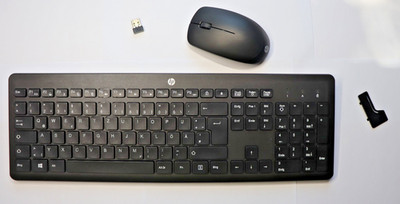 HP kabellos Maus & Tastatur Set DE QWERTZ -Wireless Mouse and Keyboard Combo 235