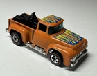 Hot Wheels 1973 Vintage Redline Hi-Tail Hauler with Motorcycles Orange HK NICE!!