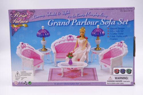 Rose Palace (Gloria) Grand Parlour Sofa Set/(2604) for 11.5" doll. - Afbeelding 1 van 4