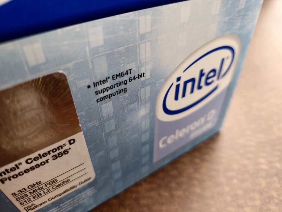 New Intel Celeron D Processor 356 3.33Ghz 533 Mhz FSB 512 KB L2 Cache - Image 3 of 4