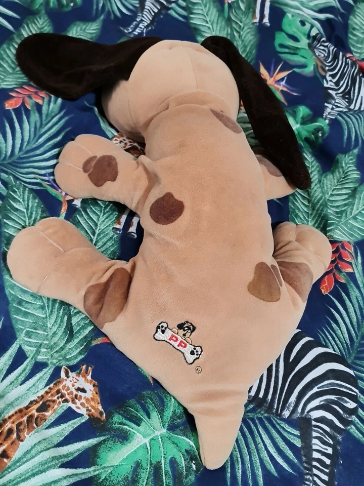 pound puppies sleeping dog 18" plush toy 1992 hornby snoring sounds retro  - Image 3 of 4