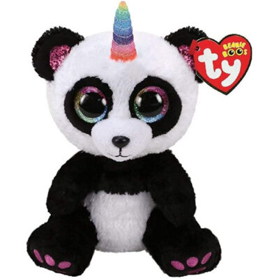 TY Beanie Boos - PARIS the UniPanda Bear (Glitter Eyes) (6 inch