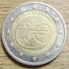 Österreich  2  Euro  2009  Wirtschafts- und Währungsunion