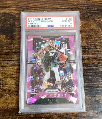 PSA10 GIANNIS ANTETOKOUNMPO PRIZM PINK