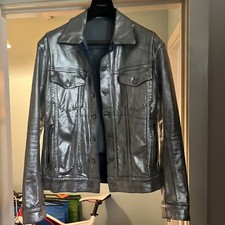 Balmain Denim Jacket Silver
