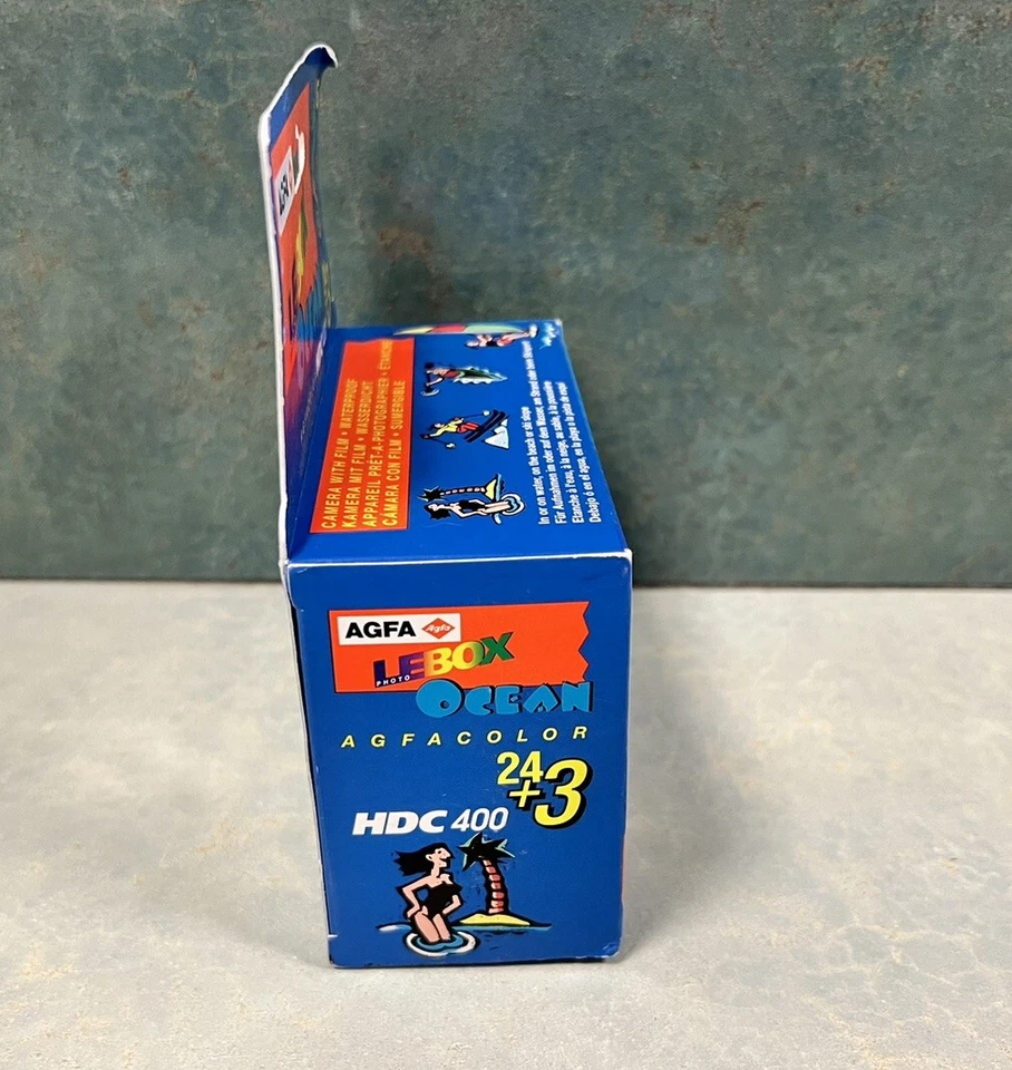 AGFA LE BOX "OCEAN" UNDERWATER DISPOSABLE CAMERA NEW IN BOX - Image 2 of 4