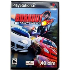 Burnout 2 Point Of Impact - Sony Playstation 2 PS2 Pristine Tested Authentic