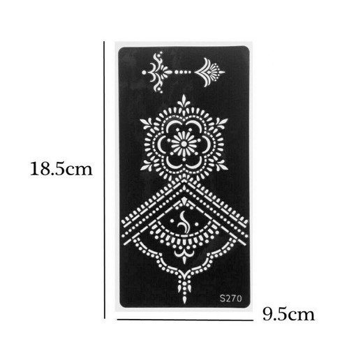 Hand Körperkunst Farbe Selbstklebend Henna Tattoo Schablone Heißer Verkauf Neu : - Bild 2 von 22