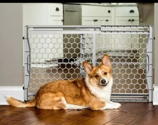 Carlson Pet Products Easy Fit Plastic Adjustable Expandable Pet Gate 28-42"
