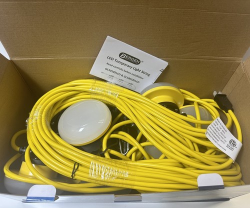 Bergen GL100182LED LED 100ft Length String Light - Yellow 130 W - 16,000 Lumens - Picture 4 of 5