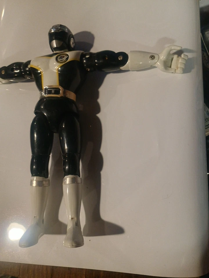 Фигурки Kousoku Sentai Turboranger Chogokin Style Black Turbo BANDAI Zord Toy - Изображение 3 из 4