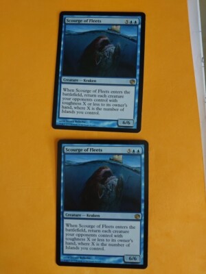 Scourge of Fleets x2  JOURNEY INTO NYX . Magic The Gathering Card. rare kraken