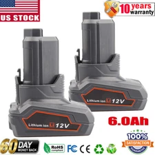 12V 6.0AH Lithium Battery For Ridgid R82049 R82048 R82007 R82009 AC82049 Power
