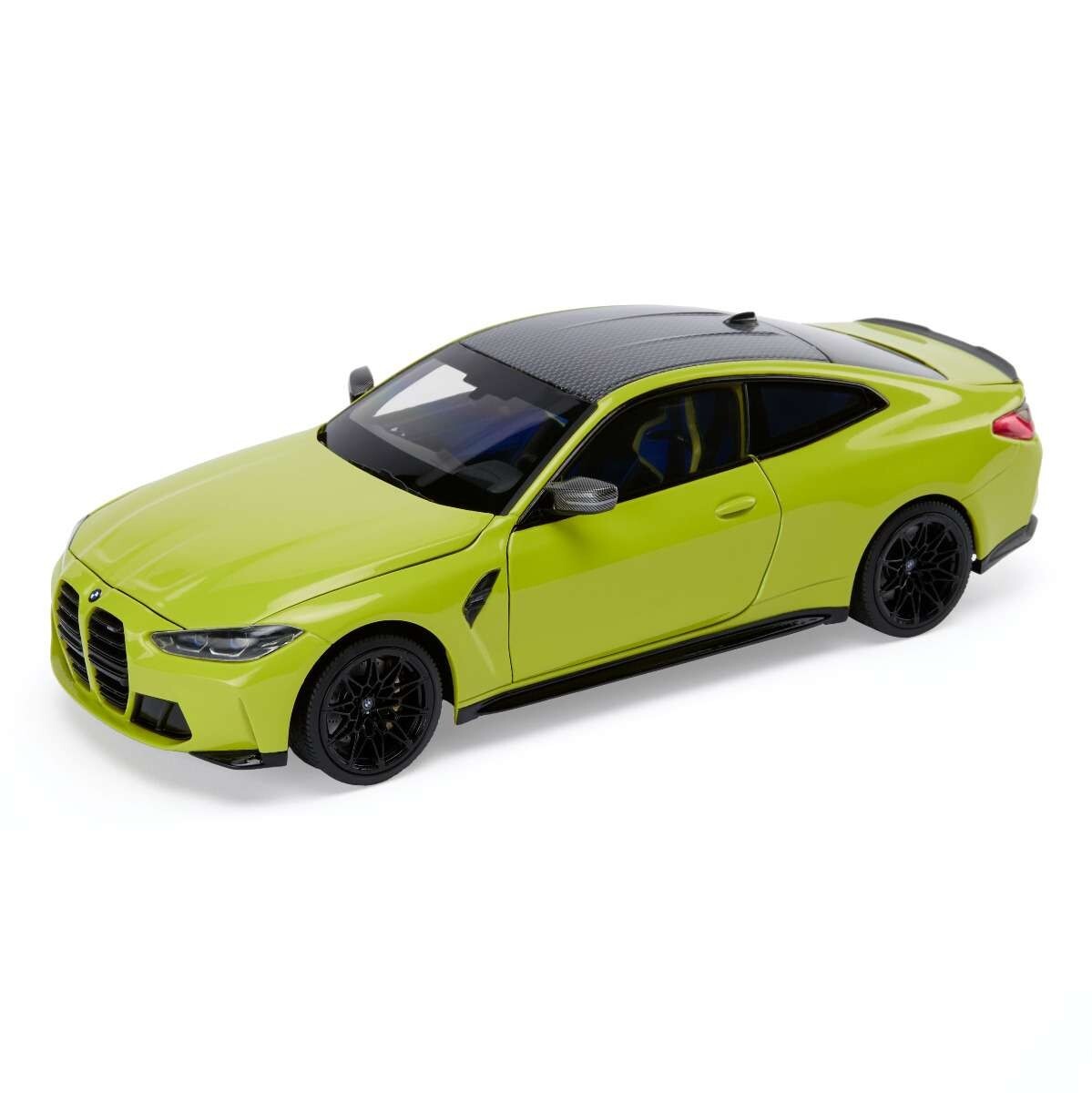 BMW M4 ミニカー イエロー1/18 BMW M4 G82 Dealer Edition 1:18 Model Diecast Miniature Yellow