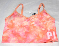 PINK Victoria's Secret Active Seamless Lightly Lined Sports Bra Orange Size S