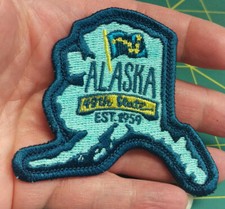 New Alaska iron on embroidered patch Alaska M...