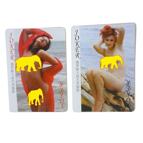 Soviet Slavic Women Nude Body Photography Art Deck 54 cards Playing card/Poker - Picture 2 of 6