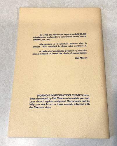 Mormonism: A Major Cult By Hal Mason Paperback 1984 Baptist Mid-Missions LDS - Picture 2 of 7